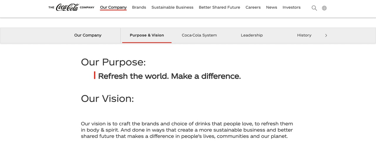 Coca Cola unique selling proposition example