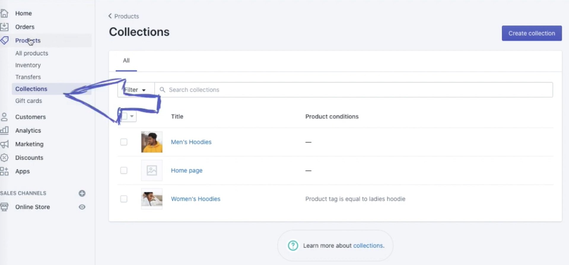 how to change collection image shopify