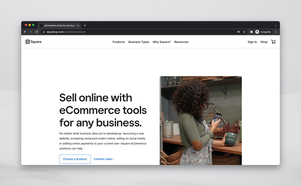 Square site like Shopify