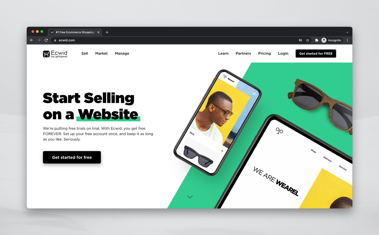 Ecwid online store builder