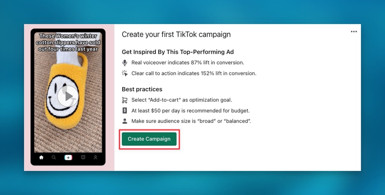 Step-one-create-marketing-campaing-on-TikTok