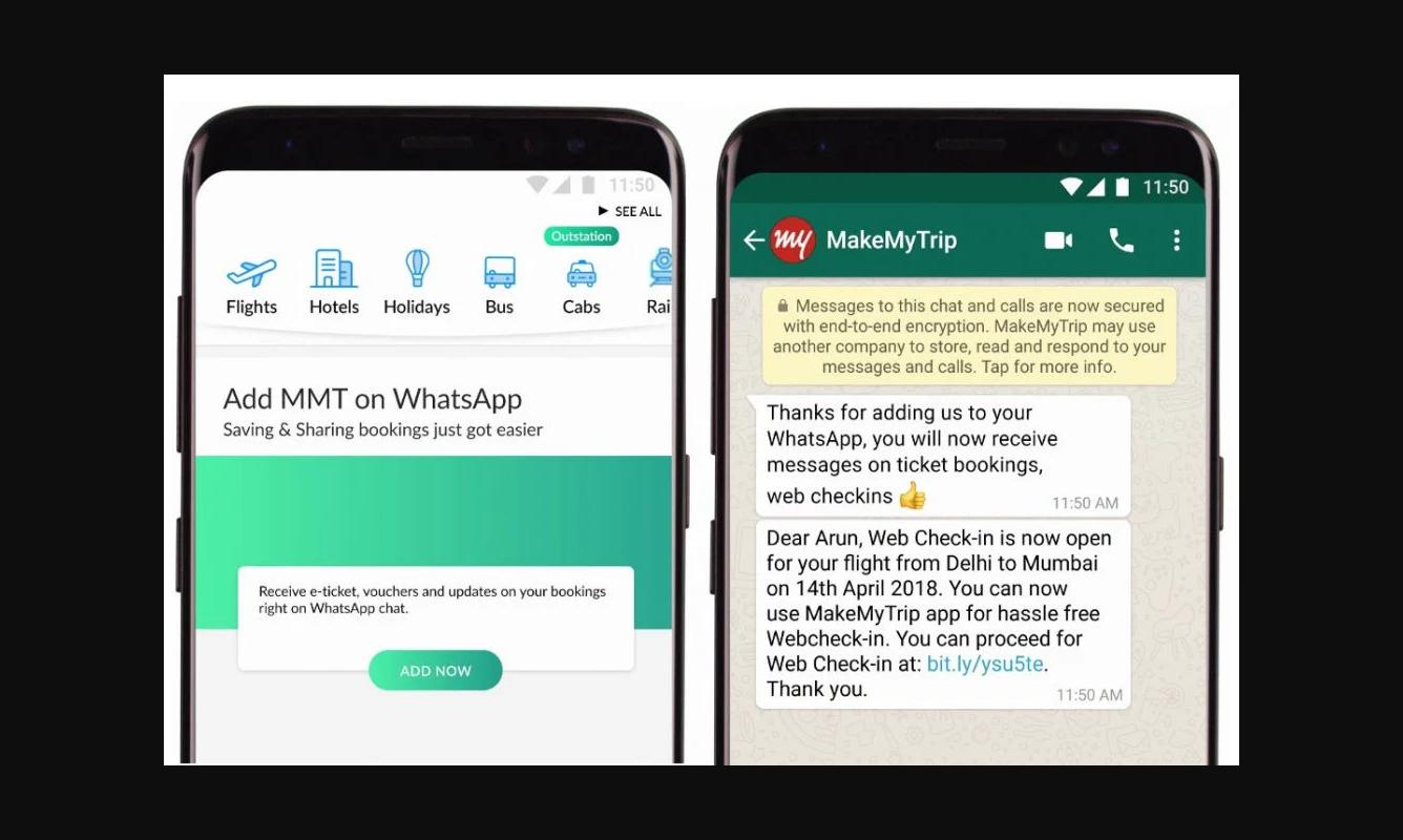 Trip arrangement on WhatsApp Business API