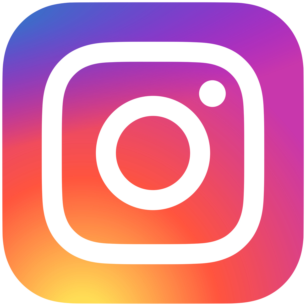 instagram logo with gradient colors of purple, pink, and orange