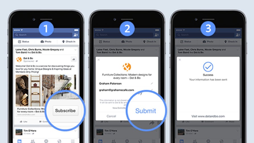 Facebook Lead Ads For Grow Your Email List