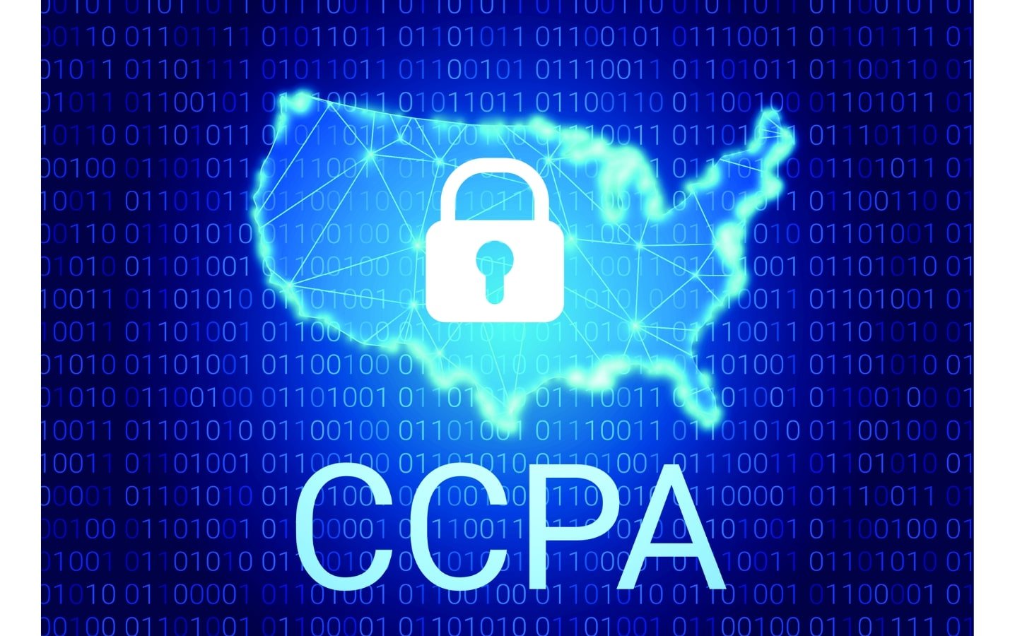California Consumer Privacy Act CCPA, a lock