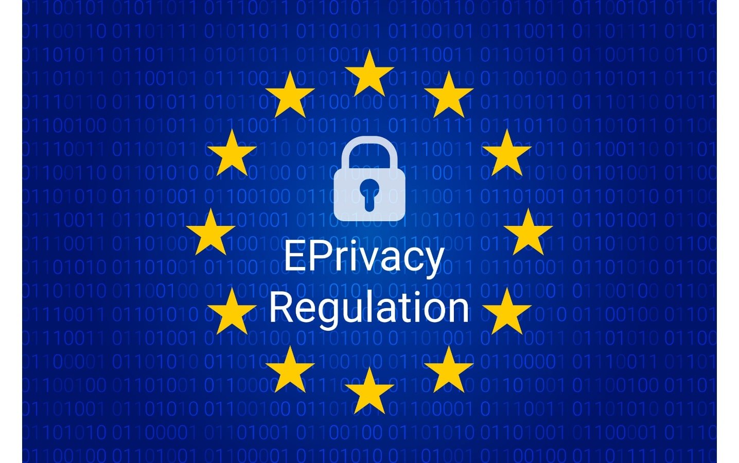 ePrivacy Regulation ePR The EU Cookie Law 12 stars create a circle around the logo