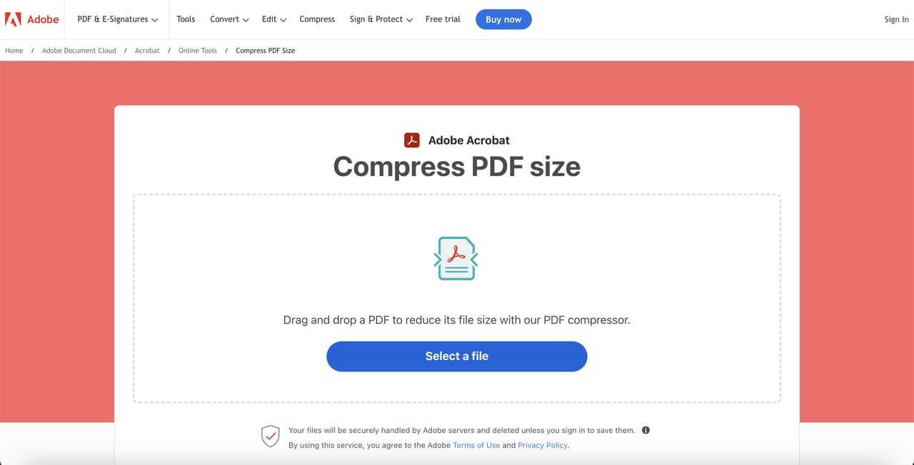 Adobe PDF Compressor