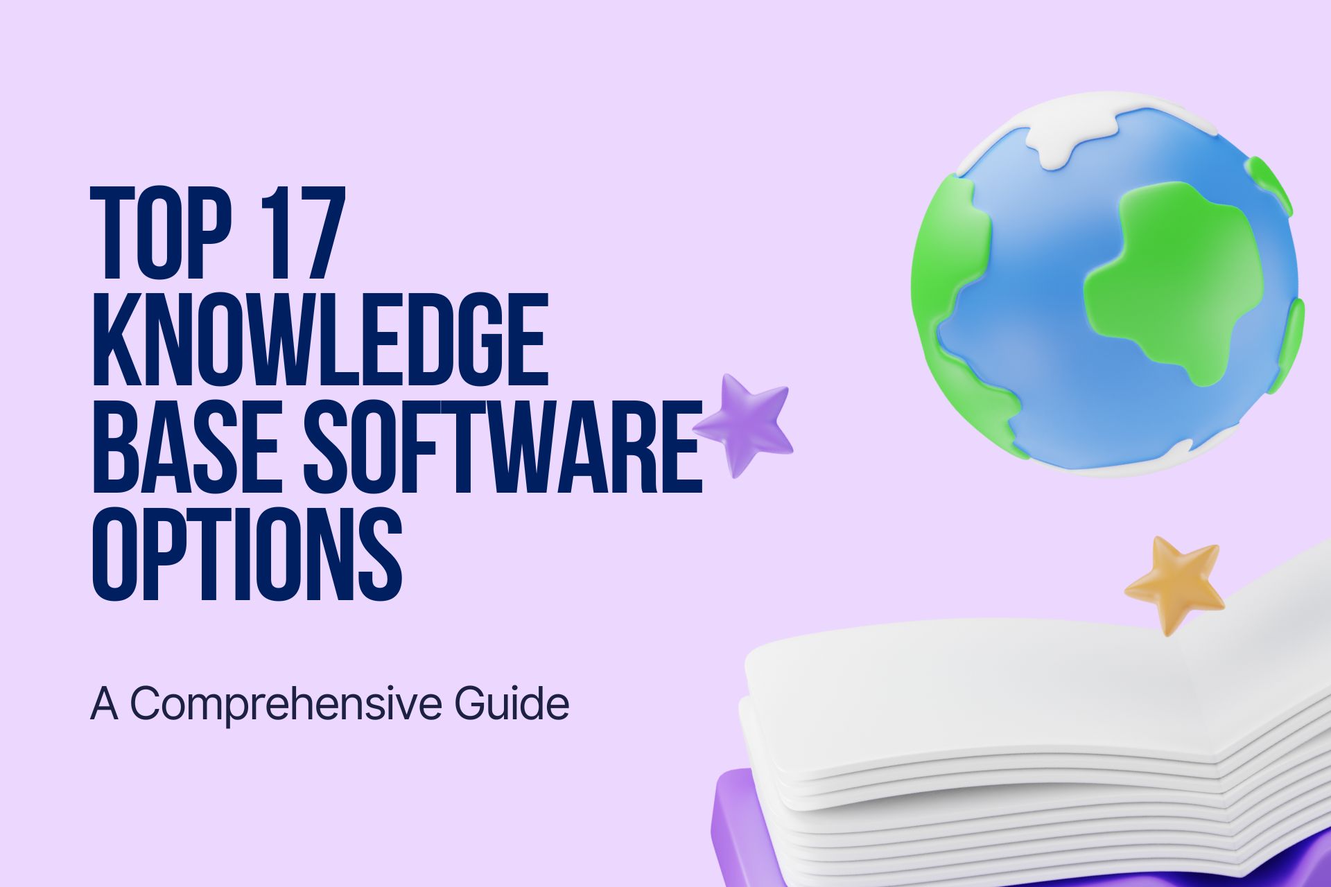 Top 17 Knowledge Base Software Options for 2024