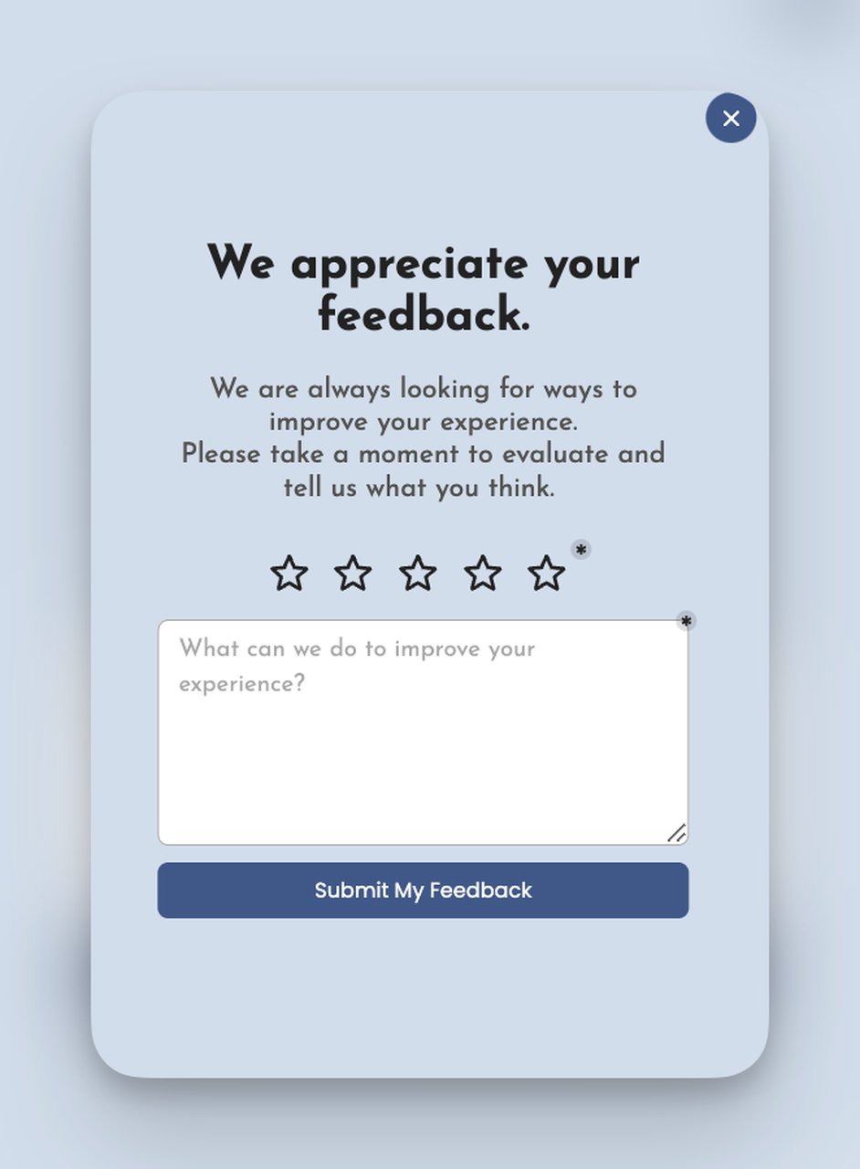 customer opinion survey popup from popupsmart