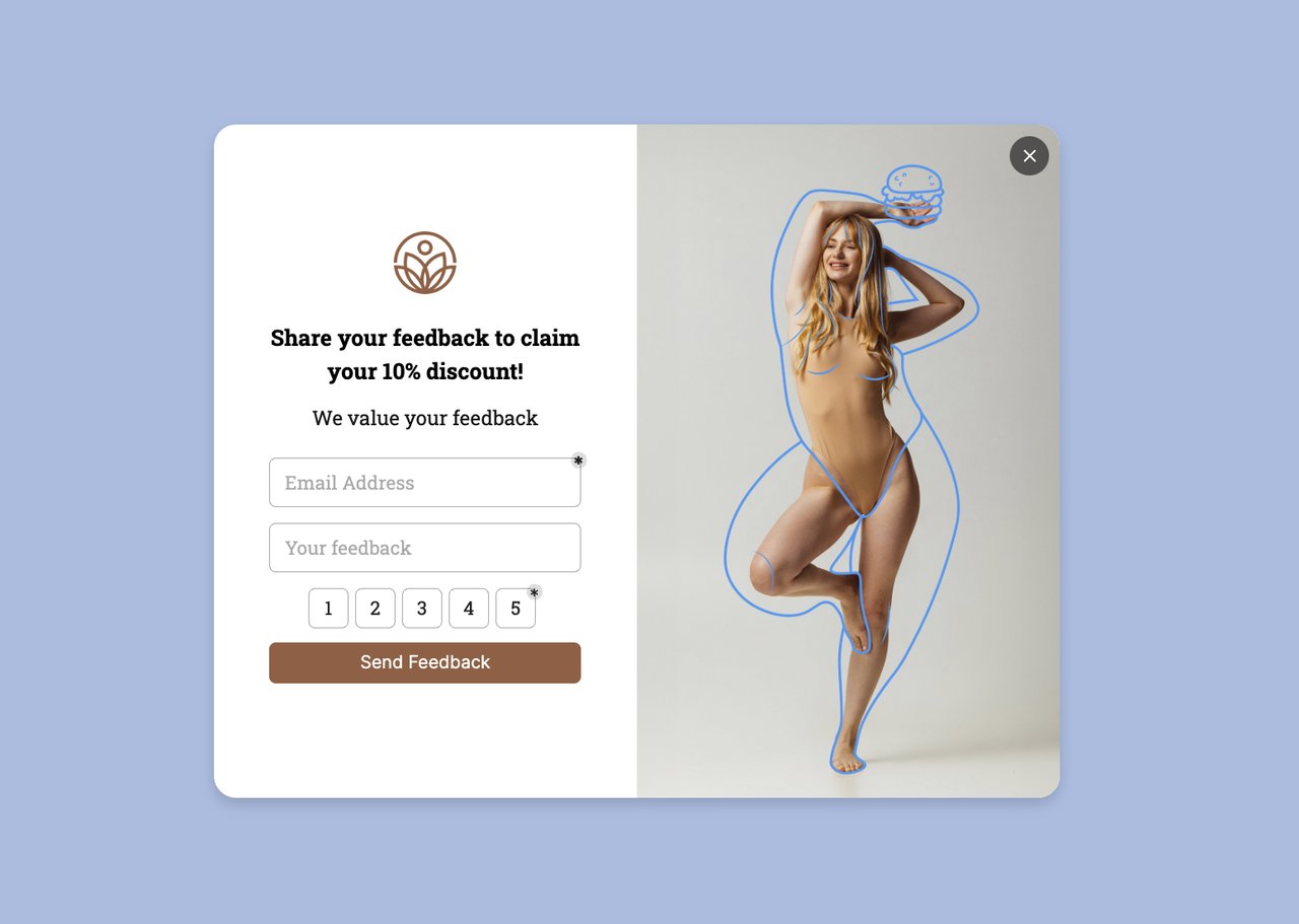 feedback popup by Popupsmart for sign-up