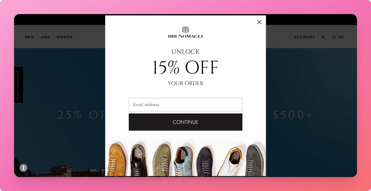 Brunomagli-popup-overlay-example-with-15-percent-off