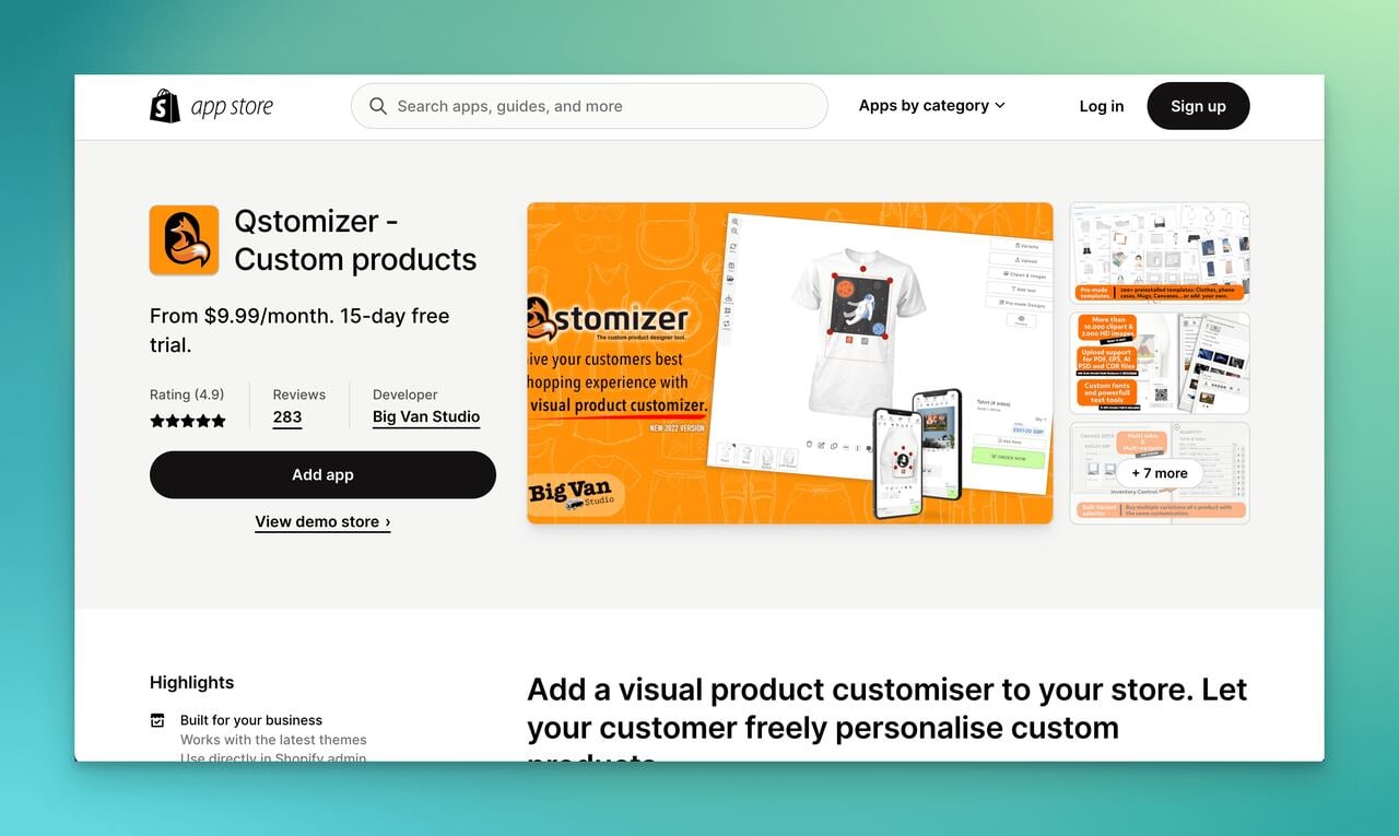 qstomizer-custom-products-tool