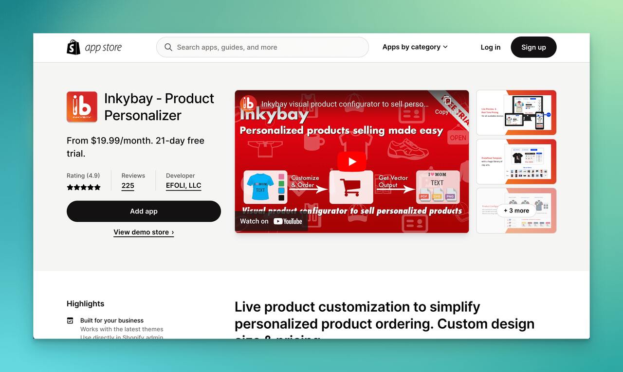 inkybay-product-personalizer-tool