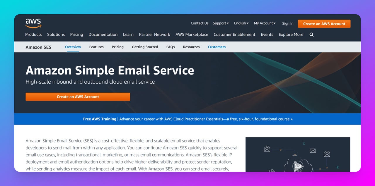 amazon-ses-website-screenshot-as-email-marketing-lead-generation-automation-tool