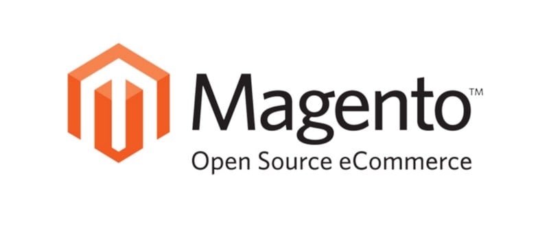 The logo of Magento.