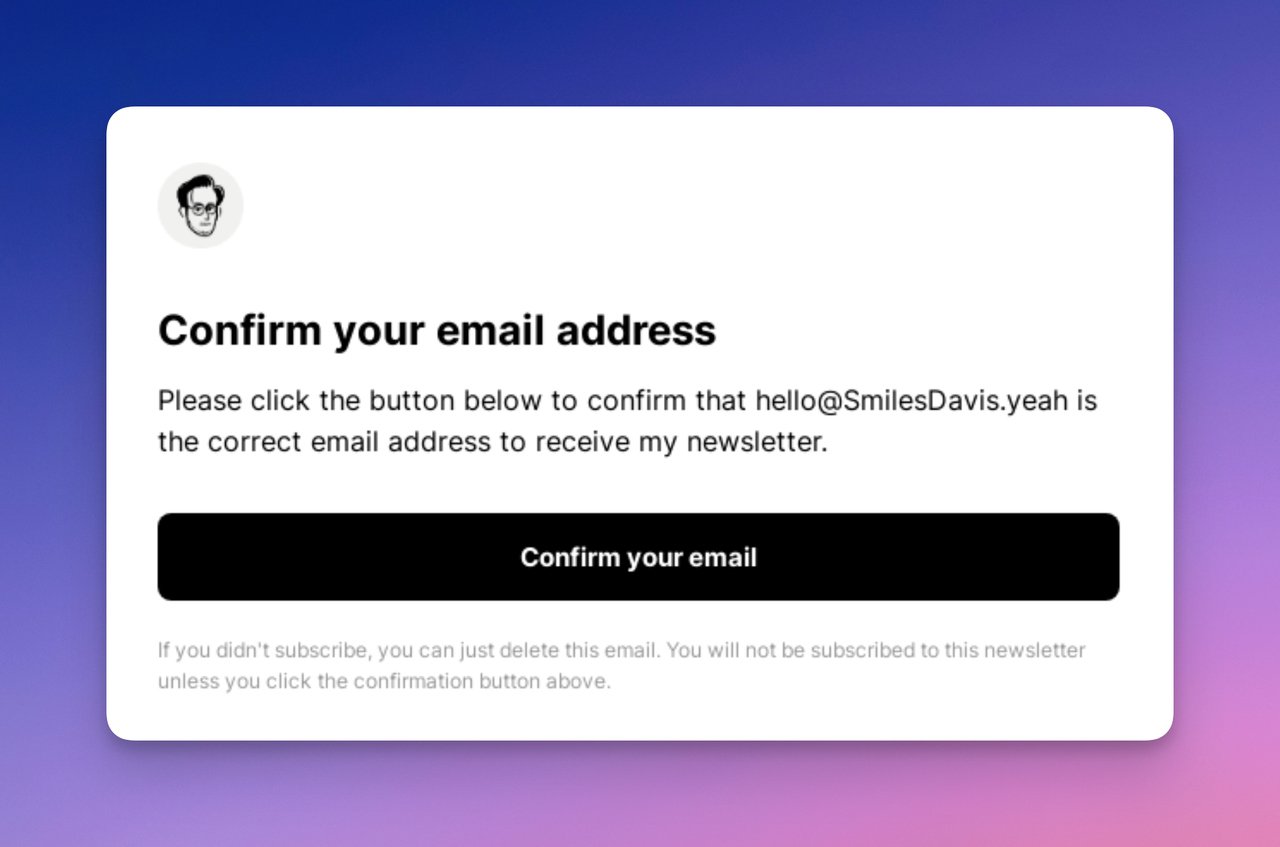 Notion confirmation email using black and white colors