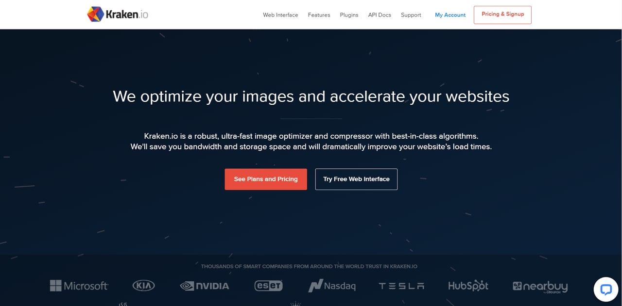 Kraken.io image optimization tools