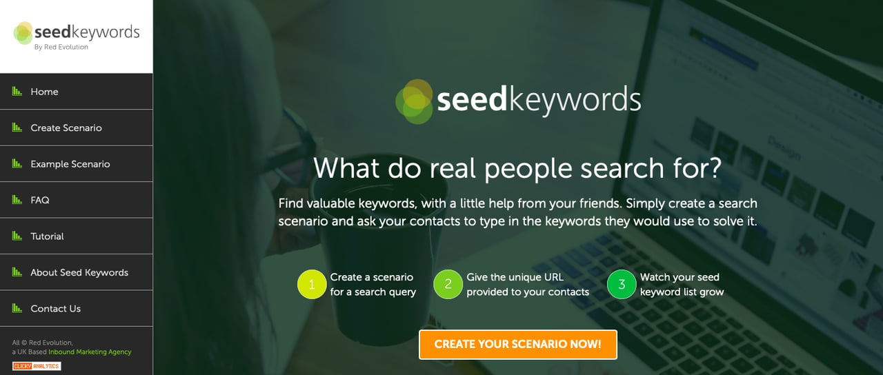 Seed keywords for featured snippet optimization.