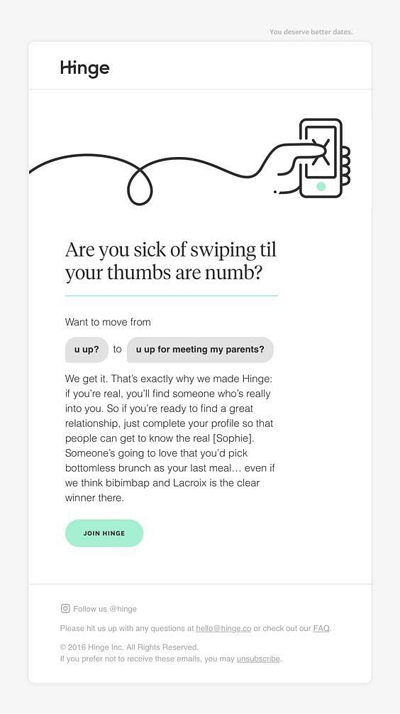 are you sick of swiping til your thumbs are numb