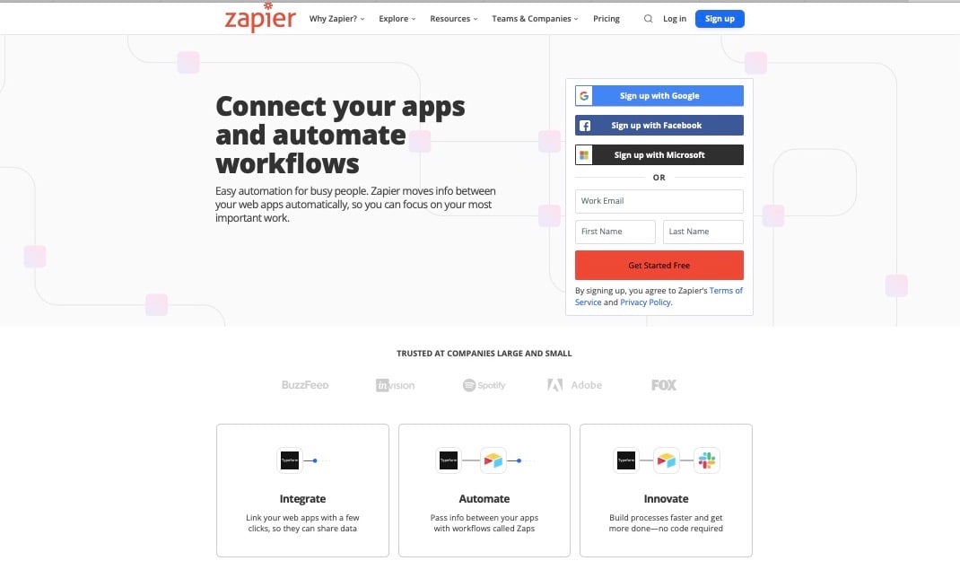 zapier-website