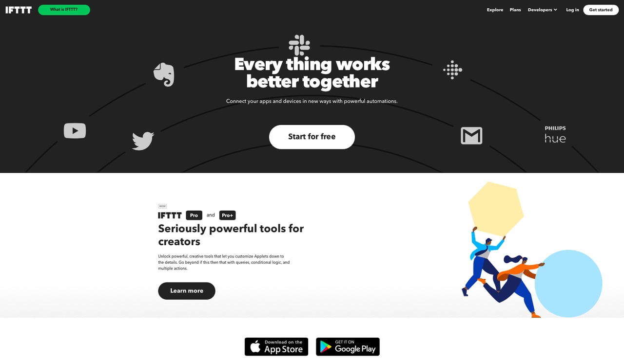 IFTTT website