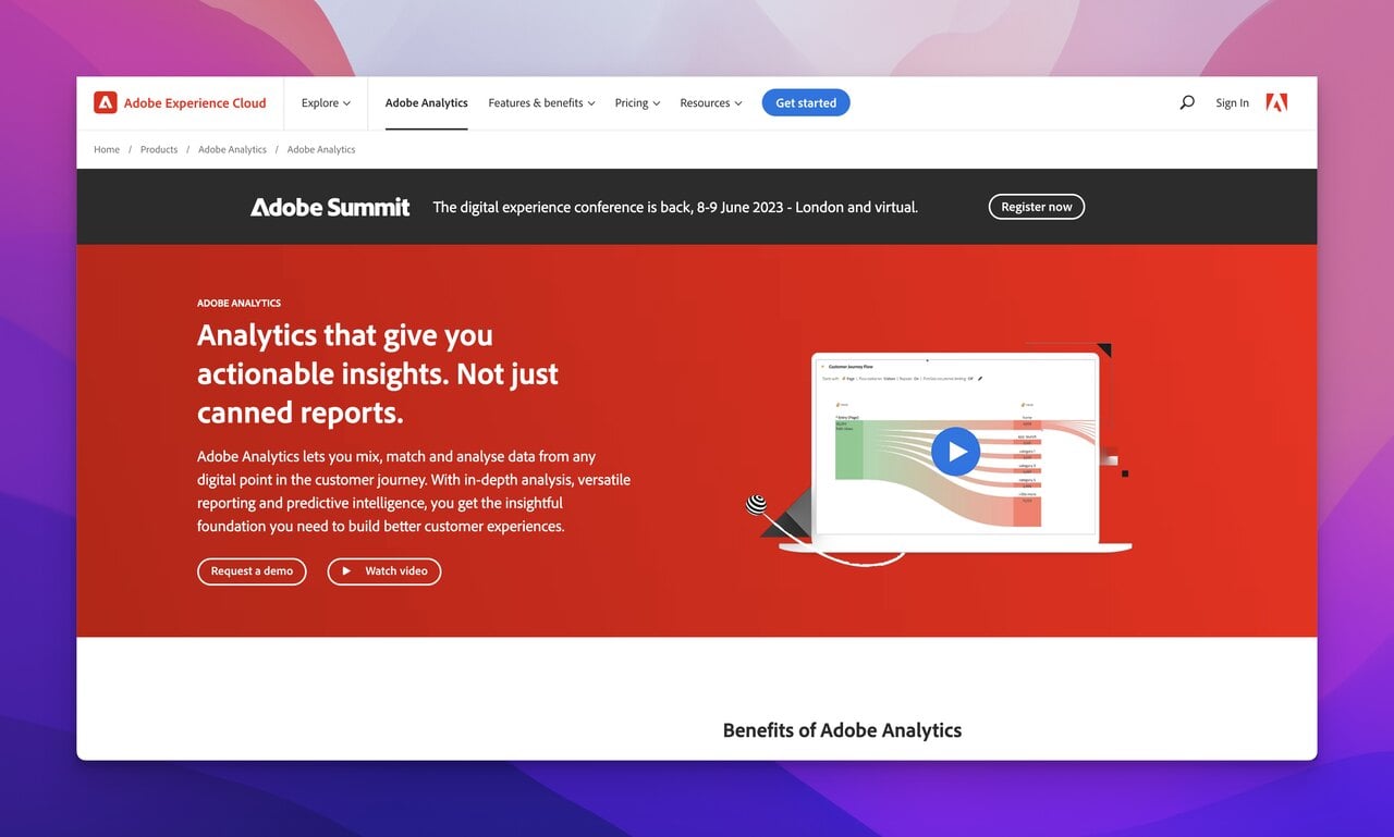 adobe analytics marketing attribution software homepage