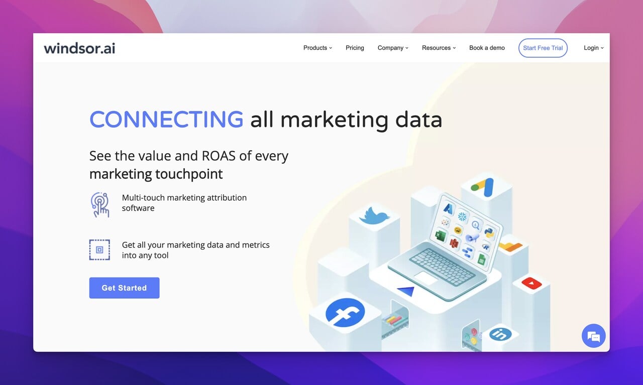 windsor.ai marketing attribution software homepage