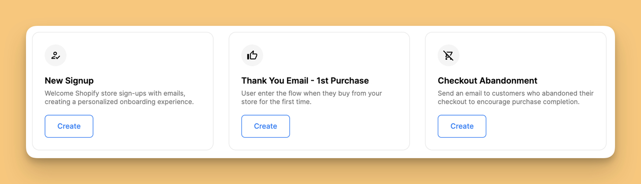 Third step of creating an Automated Welcome Email with Popupsmart's Shopify App.