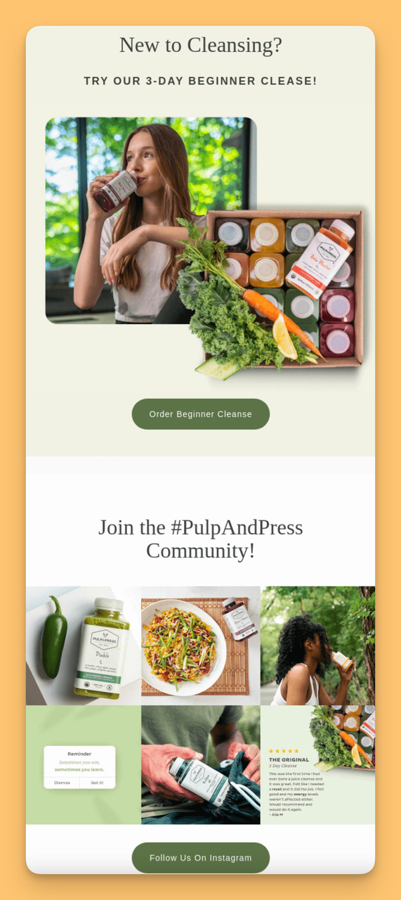 Pulp& Press Welcome Email Examples to Inspire Your Own