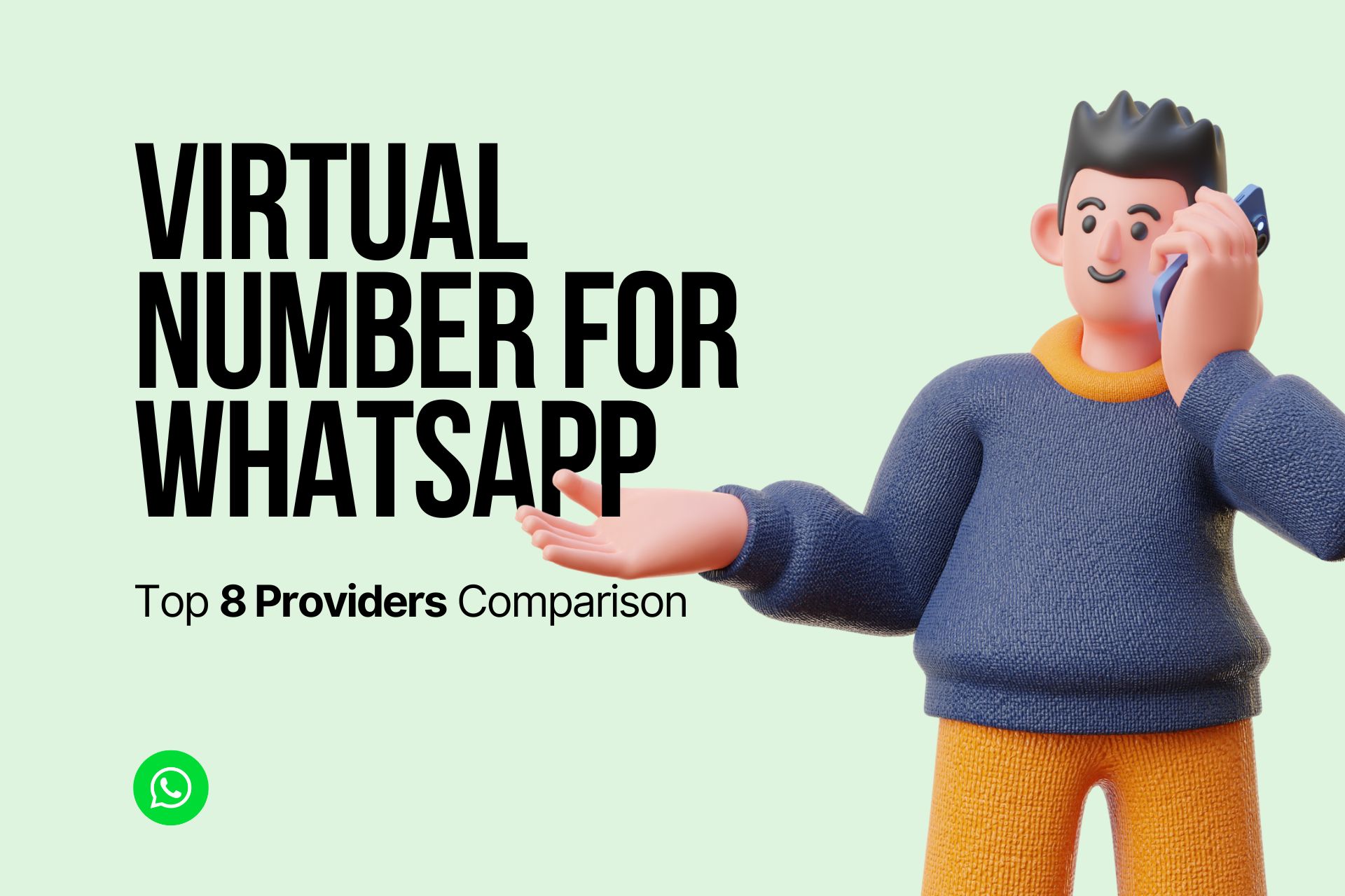 Virtual Number for WhatsApp: Top 8 Providers Comparison