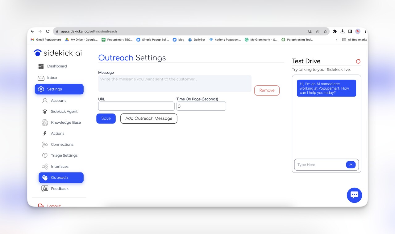 sidekick ai feature example