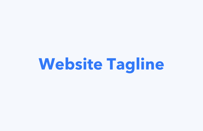 What is a Website Tagline? - Website Tagline Definition