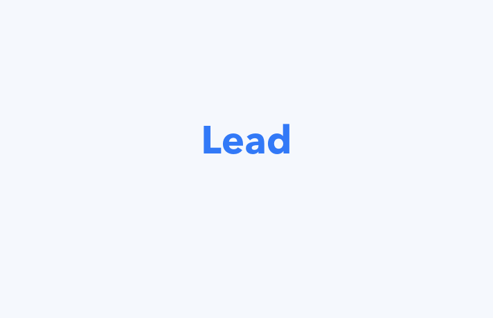 What is a Lead? - Lead Definition