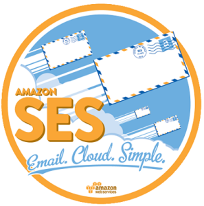 The logo of the Amazon SES.