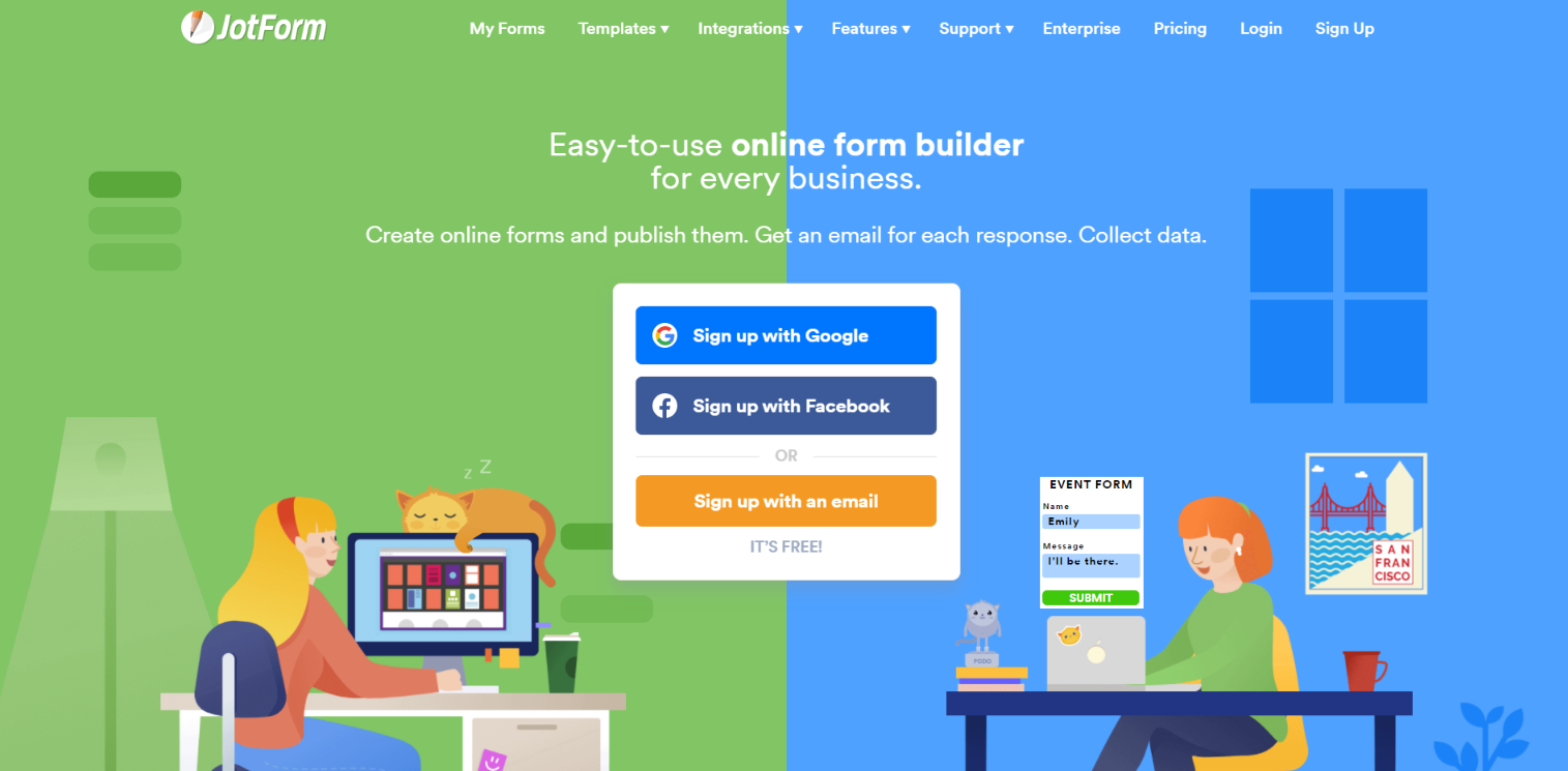 Jotform online form builder