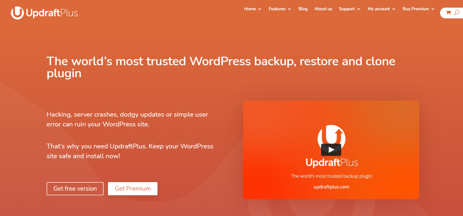 UpdraftPlus best free WordPress backup plugin