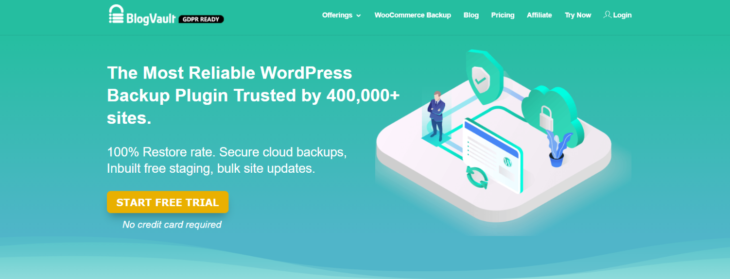 Blogvault backup plugin for WordPress