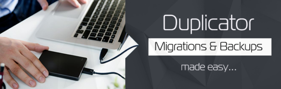 Duplicator migration plugin