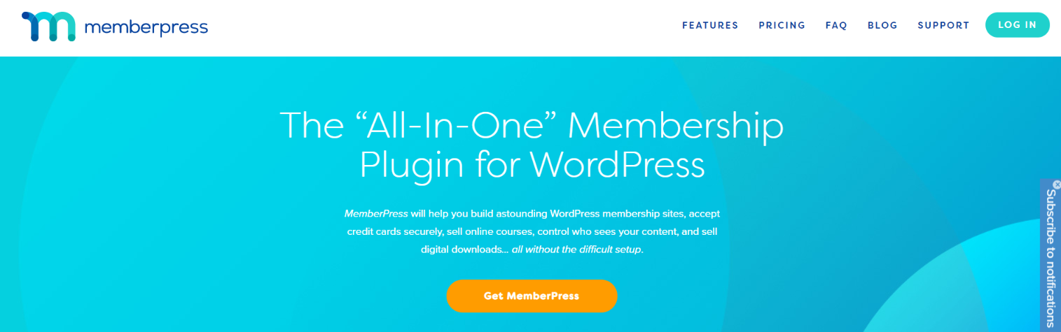 Memberpress Wordpress membership plugin