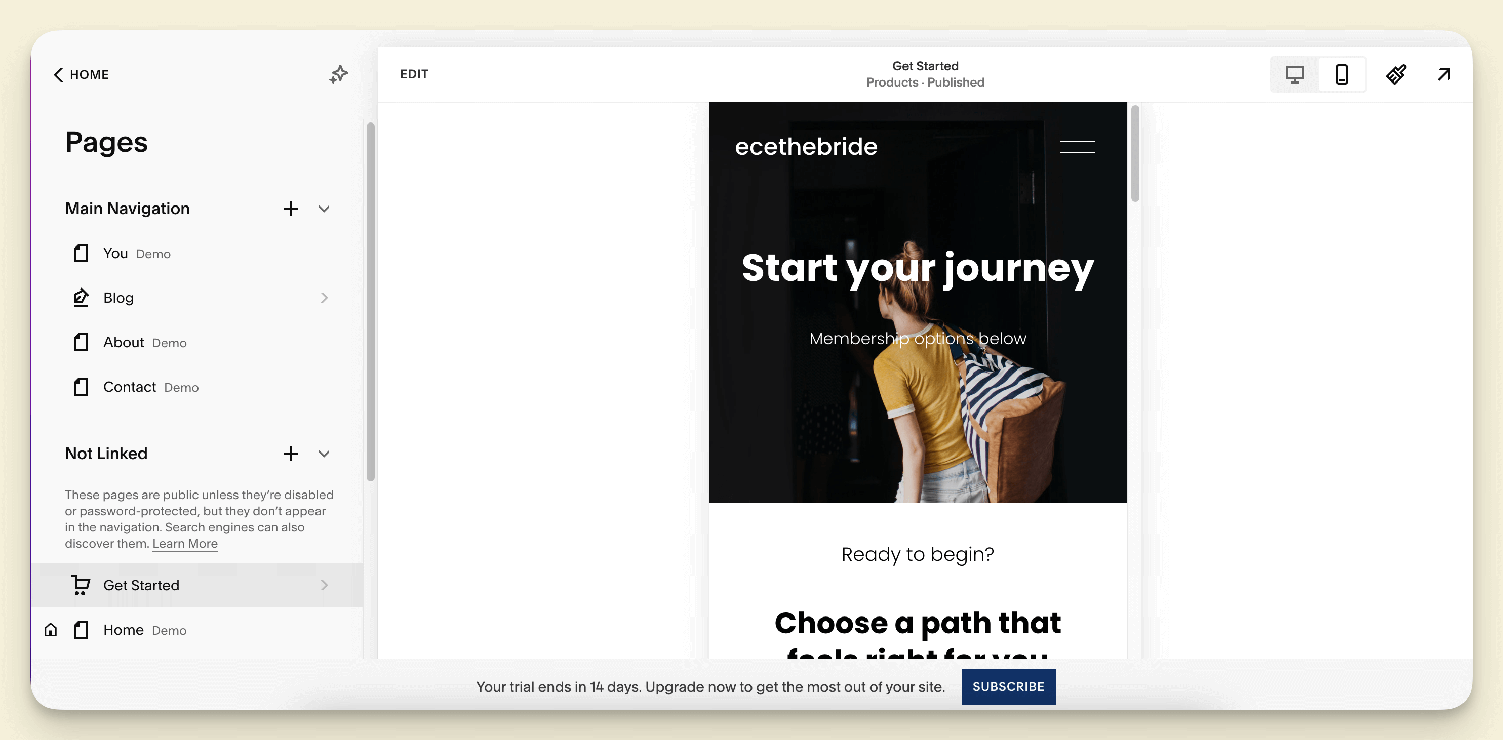 squarespace blog customization example