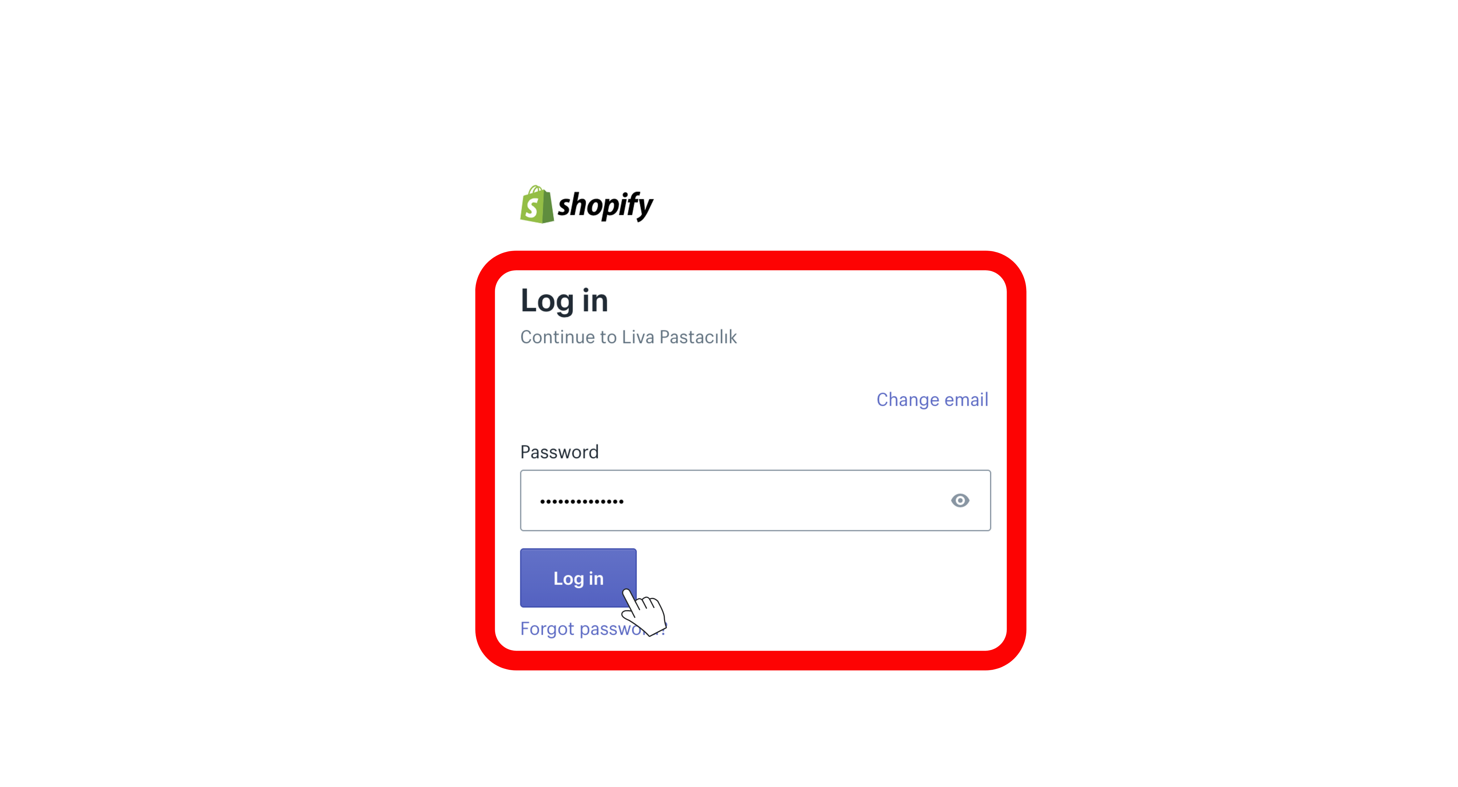 How to login to Shopify account