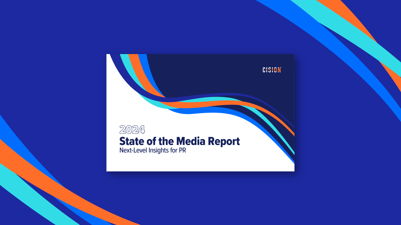 Graphic illustration of Cision's 2024 state of the media report